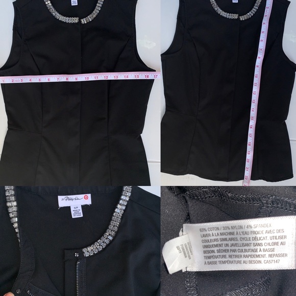 3.1 Phillip Lim for Target Peplum sparkle top - Picture 5 of 8